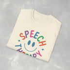 Speech Therapy, Cute Playful Smile, SLP, SLPA Gildan Unisex Softstyle T-Shirt