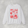 Football Season, Touchdown, Gameday, Cute Gildan Unisex Heavy Blend™ Crewneck Sweatshirt