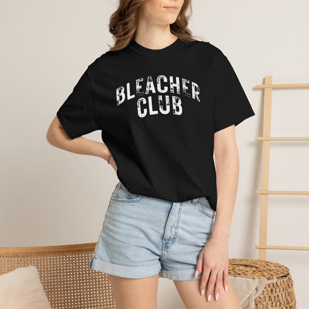 Bleacher Club, Funny Unisex Comfort Colors Tee for Sports Parents, Family