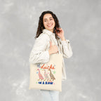Got My Ducks Mostly in a Row, Funny Double-Sided Cotton Canvas Tote Bag