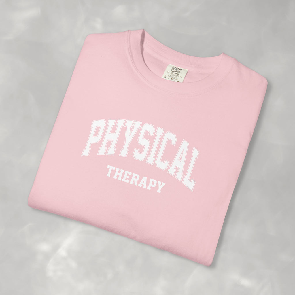 Physical Therapy, Therapist Classic Varsity Style Comfort Colors Tee