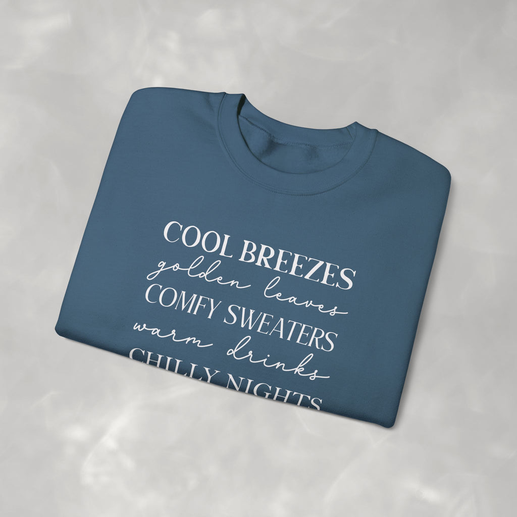 Autumn Vibes Gildan Unisex Heavy Blend™ Crewneck Sweatshirt for Fall, Thanksgiving, Festive