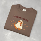 Trick-or-Treats Cute Funny Halloween Dog Lover Unisex Garment-Dyed T-shirt