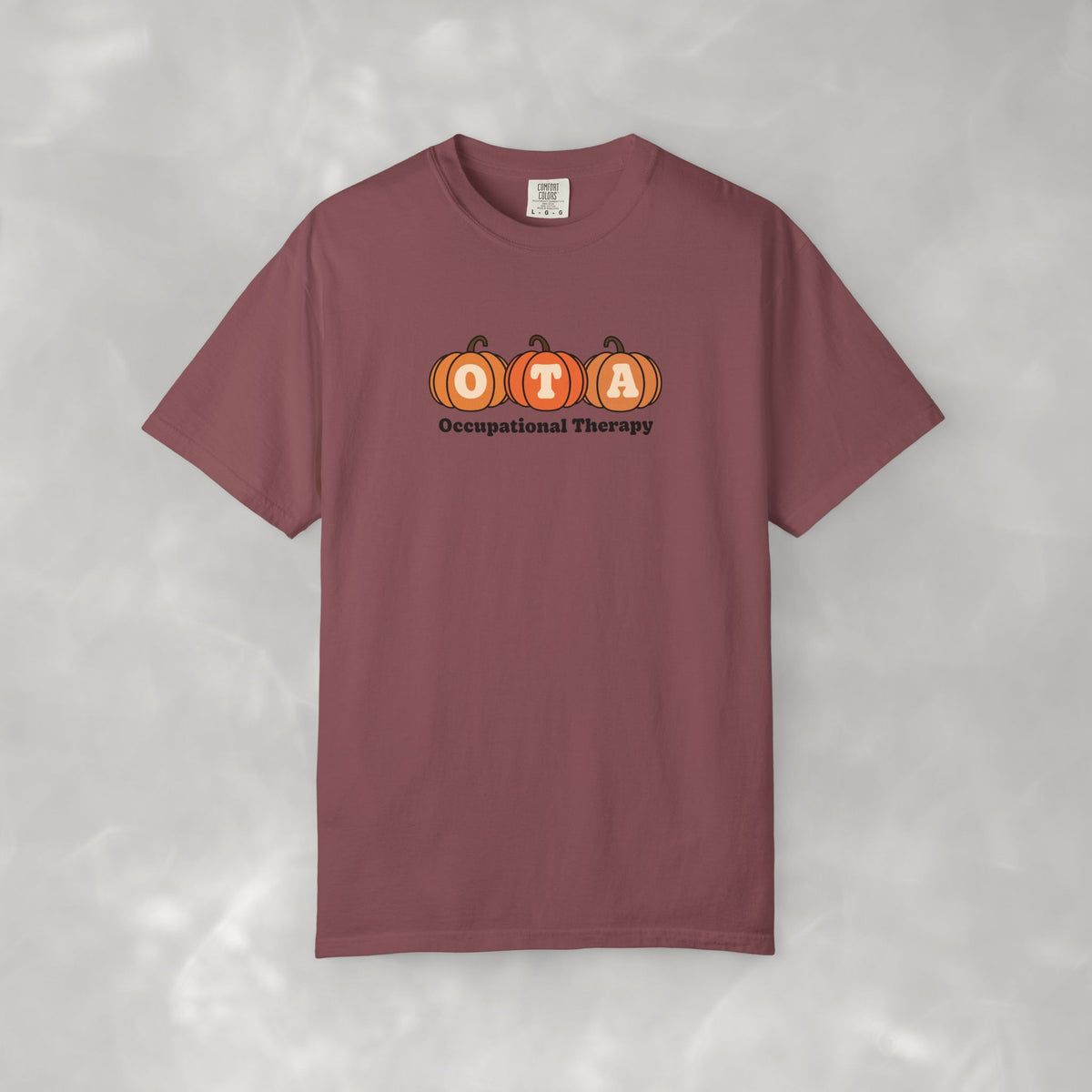 OTA Fall Pumpkins Comfort Colors Garment-Dyed T-shirt for Occupational Therapy Assistants