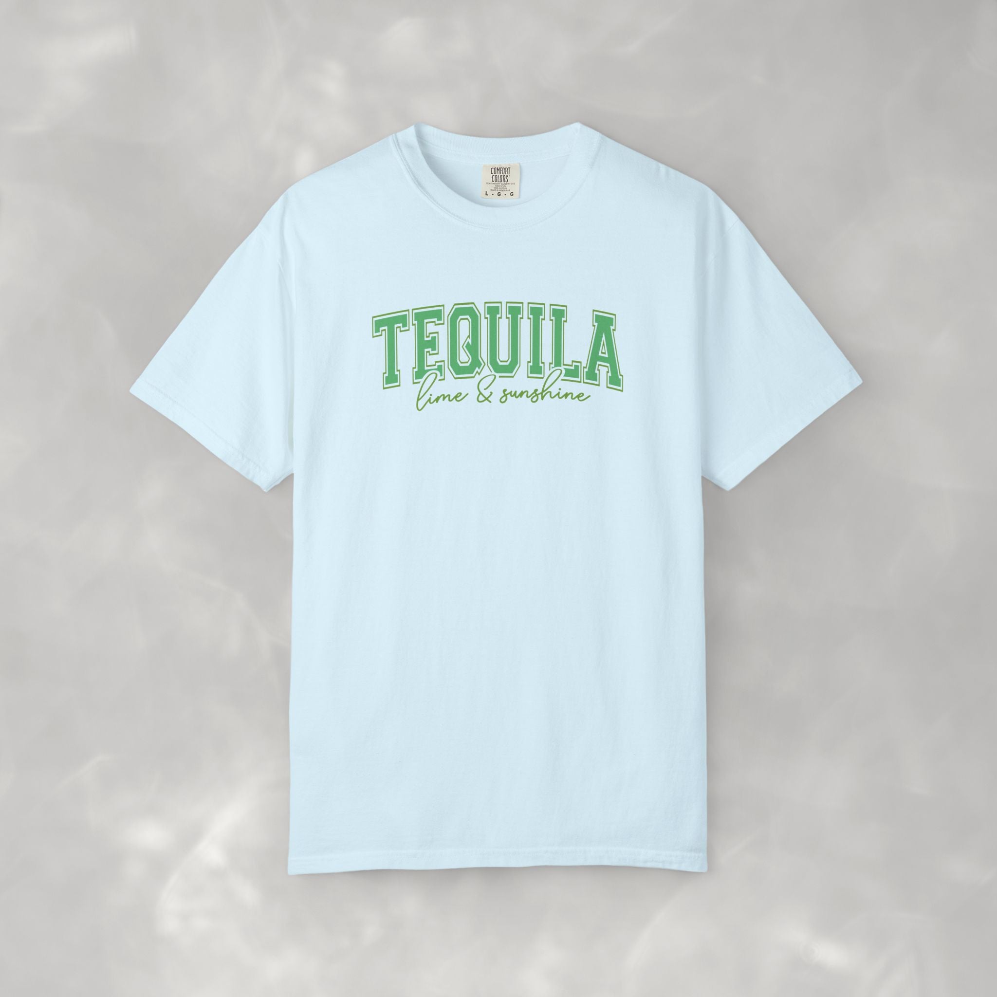 Tequila, Lime, and Sunshine Summer, Vacation, Beach Comfort Colors Tee
