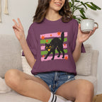 Spooky, Cute Black Cat, Halloween Comfort Colors Tee Unisex
