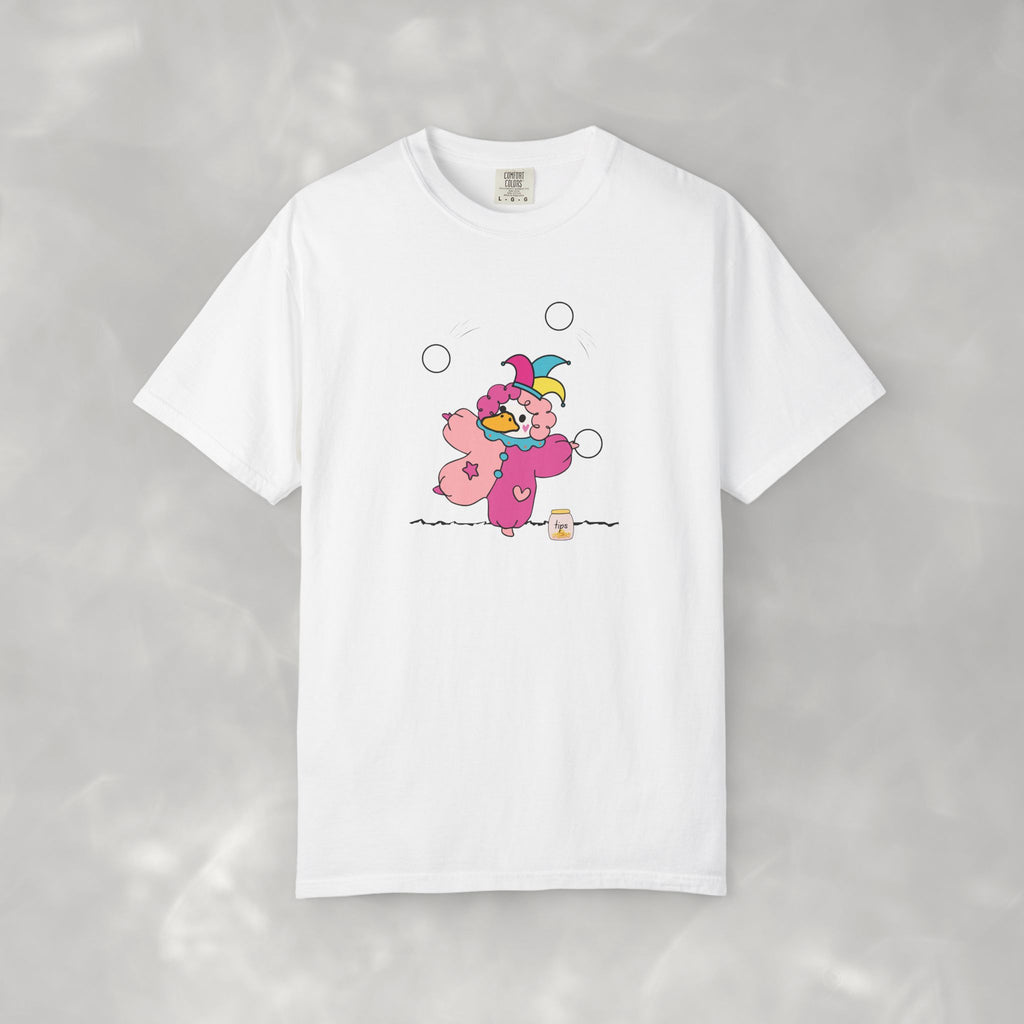 Juggling Goose, Questionable Concepts Comfort Colors Tee
