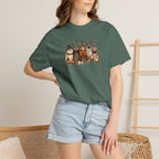 Retro Cats in Halloween Costumes Unisex Comfort Colors Tee
