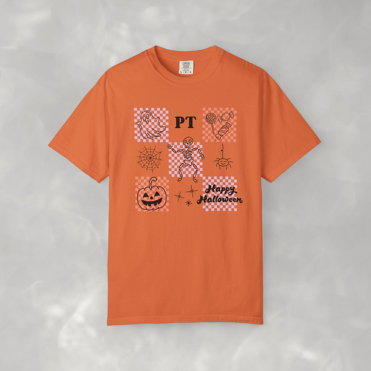 Cute Physical Therapy Halloween Comfort Colors Unisex Garment-Dyed T-shirt for PT, PTA, Physical Therapist