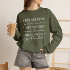 Autumn Vibes Gildan Unisex Heavy Blend™ Crewneck Sweatshirt for Fall, Thanksgiving, Festive