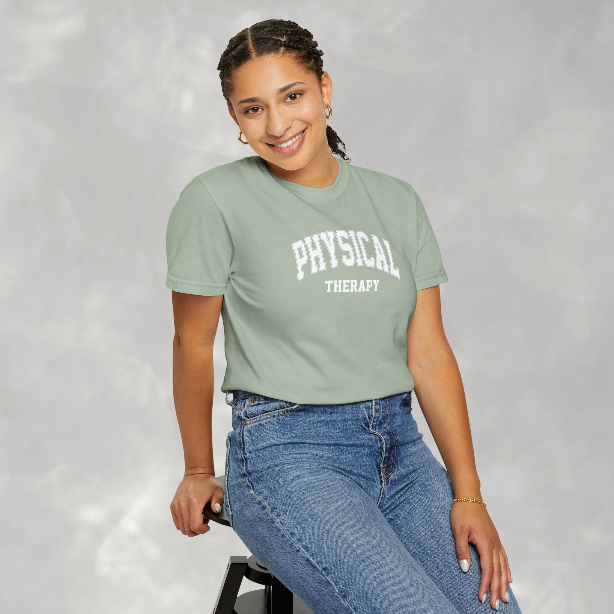Physical Therapy, Therapist Classic Varsity Style Comfort Colors Tee