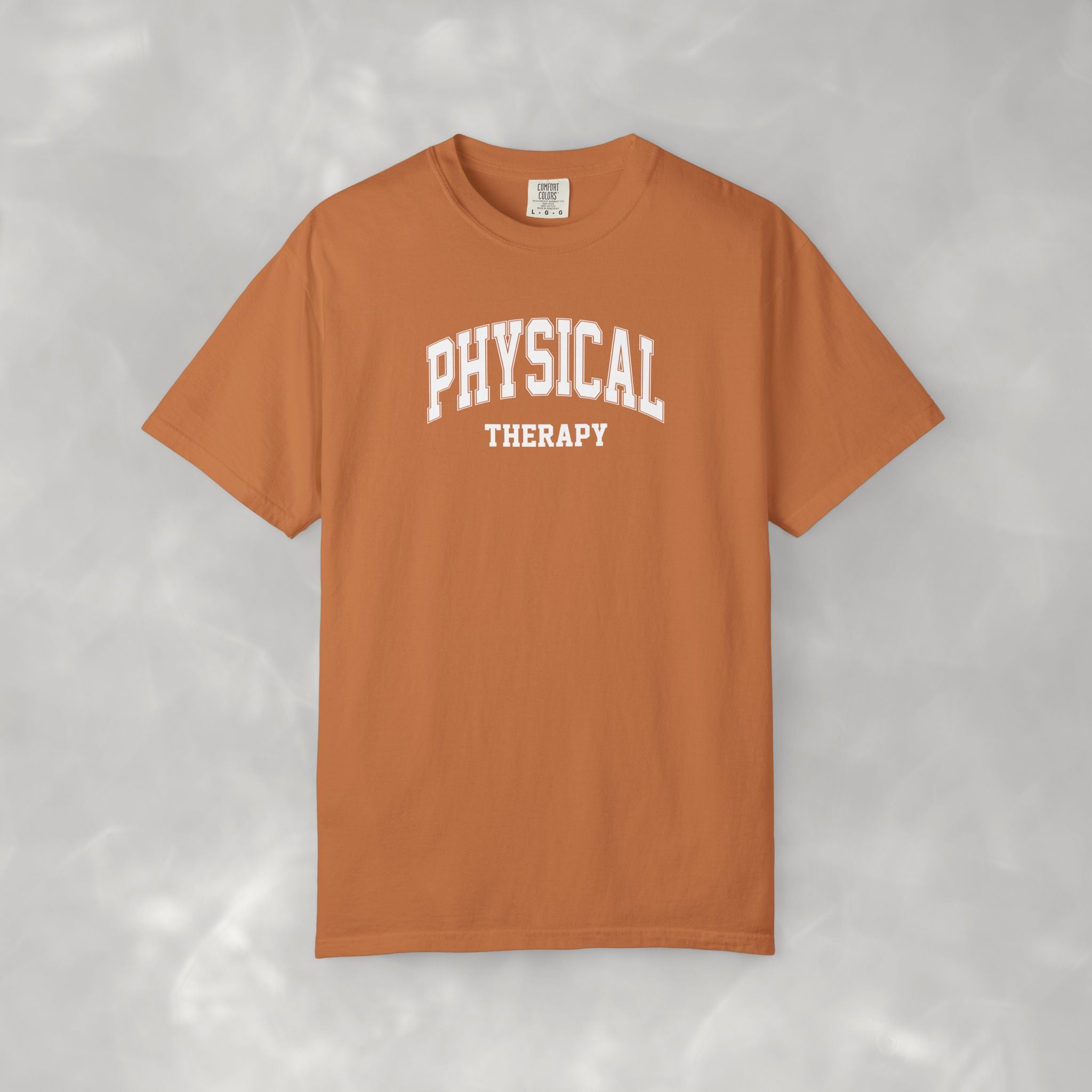 Physical Therapy, Therapist Classic Varsity Style Comfort Colors Tee