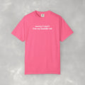 Sorry I Can't I'm an Inside Cat, Funny Cat Lover Comfort Colors Unisex Garment-Dyed T-shirt