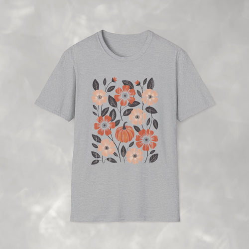 Boho Autumn, Vintage Fall Gildan Unisex Softstyle T-Shirt