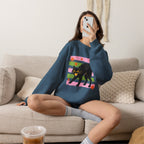 Spooky, Cute Black Cat, Halloween, Gildan Unisex Heavy Blend™ Crewneck Sweatshirt