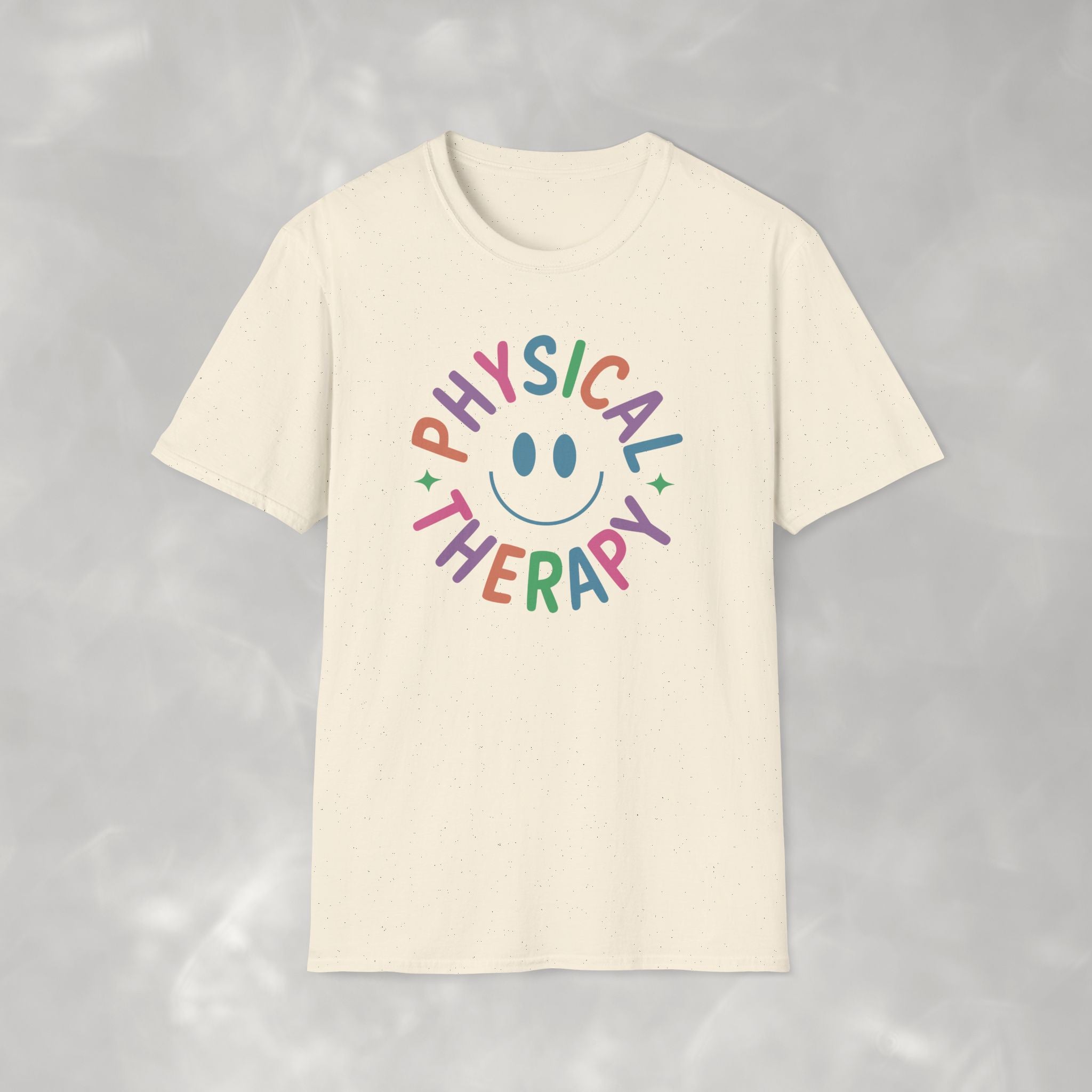 Physical Therapy, Cute Playful Smile, PT, PTA Gildan Unisex Softstyle T-Shirt
