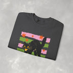 Spooky, Cute Black Cat, Halloween, Gildan Unisex Heavy Blend™ Crewneck Sweatshirt
