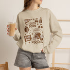Football Preppy Game Day Gildan Unisex Heavy Blend™ Crewneck Sweatshirt