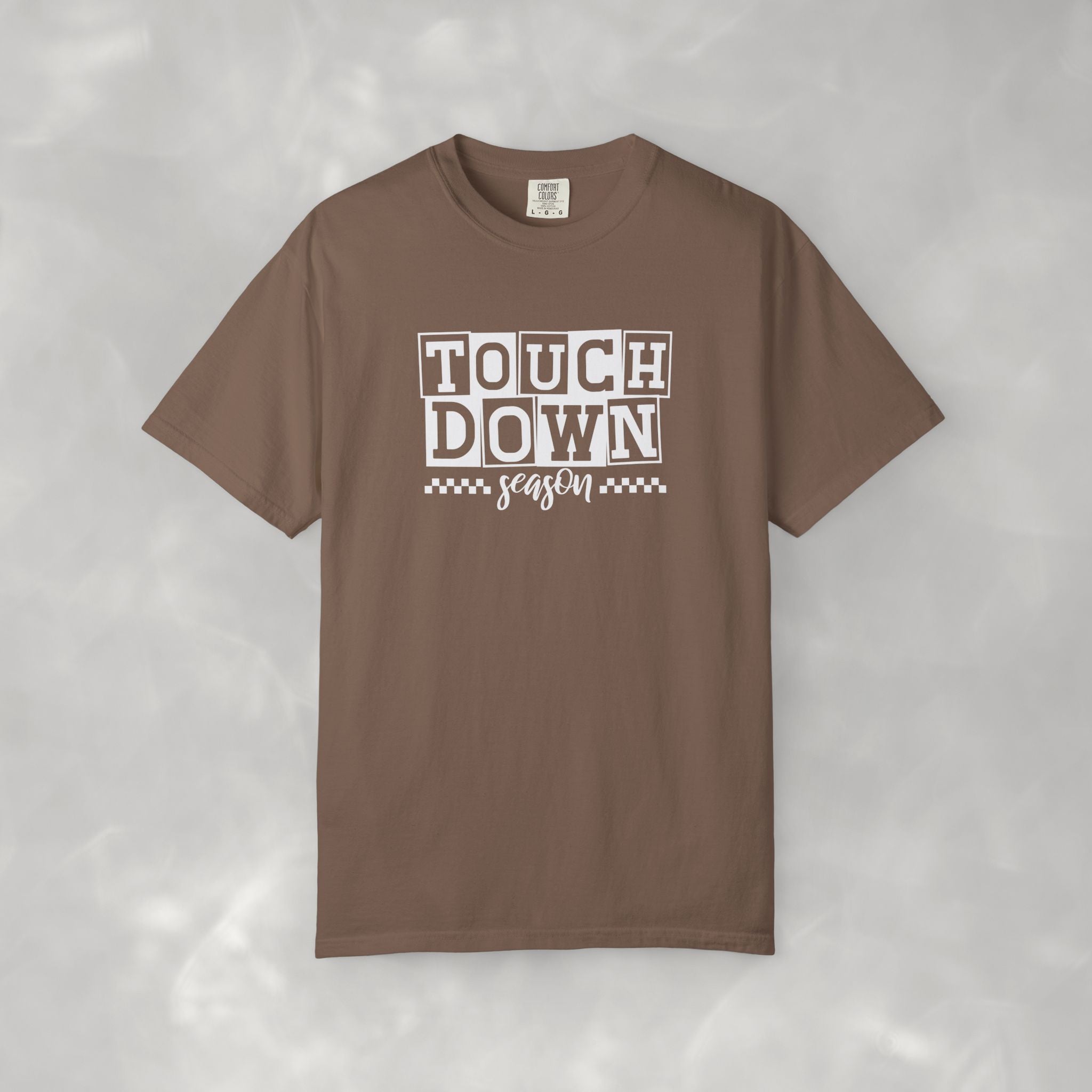 Touchdown Season, Preppy Football Comfort Colors Tee