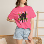 Spooky, Cute Black Cat, Halloween Comfort Colors Tee Unisex