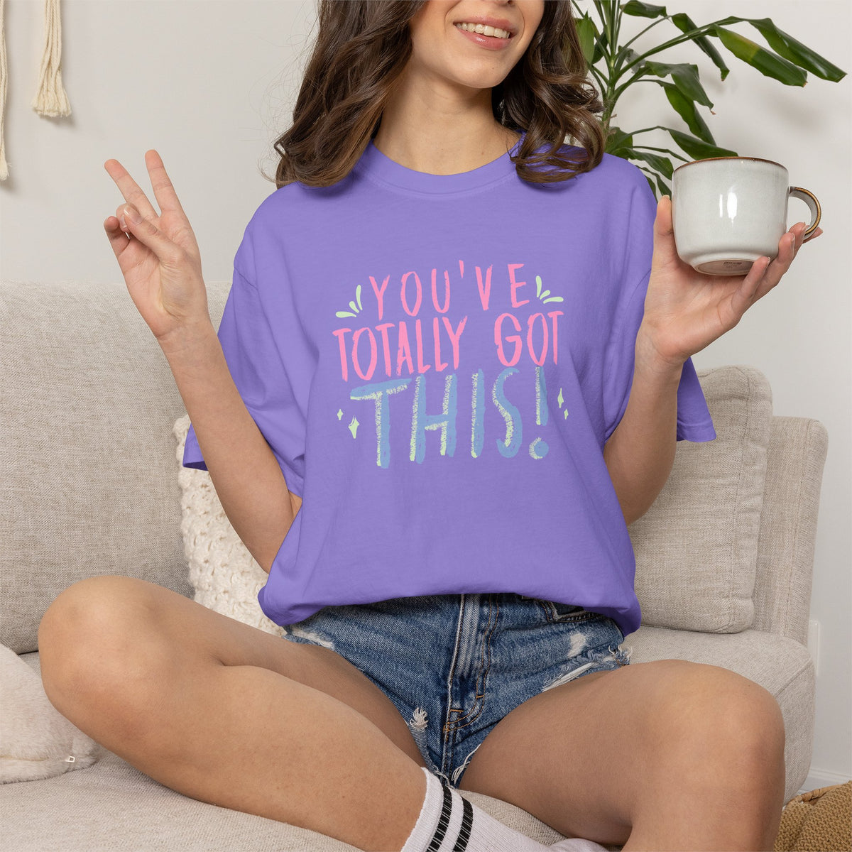 You've Totally Got This, Cute Motivational Comfort Colors Tee for OT, PT, Speech Therapy
