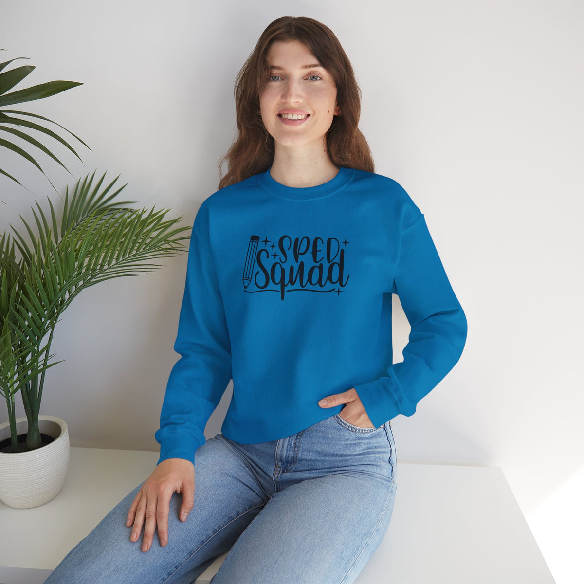 SPED Squad Gildan Unisex Heavy Blend™ Crewneck Sweatshirt for Educators, Teachers, Paraprofessionals