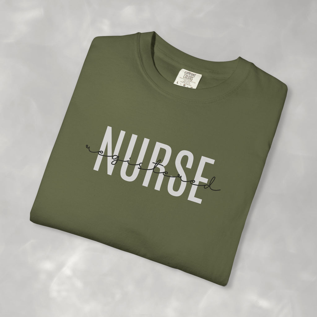 Registered Nurse Comfort Colors Unisex Garment-Dyed T-shirt for Men and Women