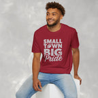 Small Town Big Pride, Football, School Spirit Gildan Unisex Softstyle T-Shirt