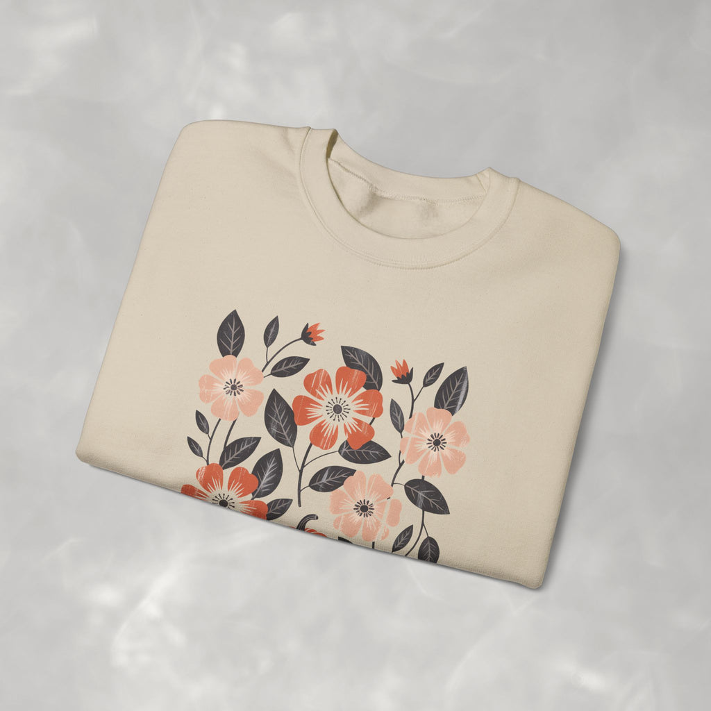 Vintage Autumn, Retro Fall Gildan Unisex Heavy Blend™ Crewneck Sweatshirt