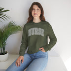 Nurse Checkered Gildan Unisex Heavy Blend™ Crewneck Sweatshirt for RN, LPN, GN, Nursing Students