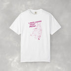 I Need Coffee Right Meow, Funny Cat, Coffee Lover Comfort Colors Tee