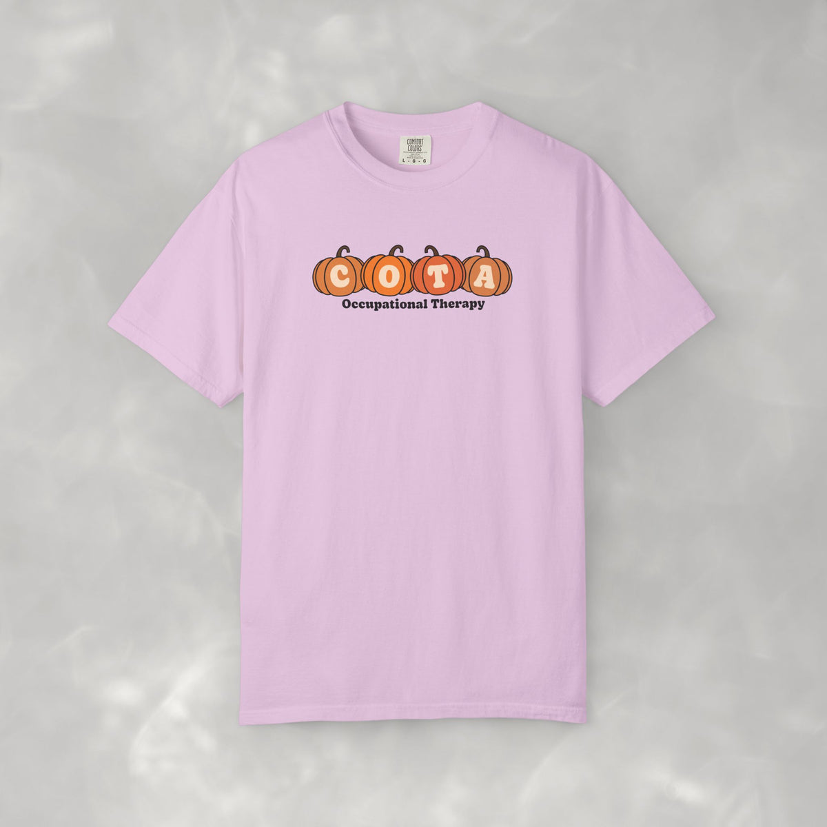 COTA Fall Pumpkins Comfort Colors Garment-Dyed T-shirt for Occupational Therapy Assistants