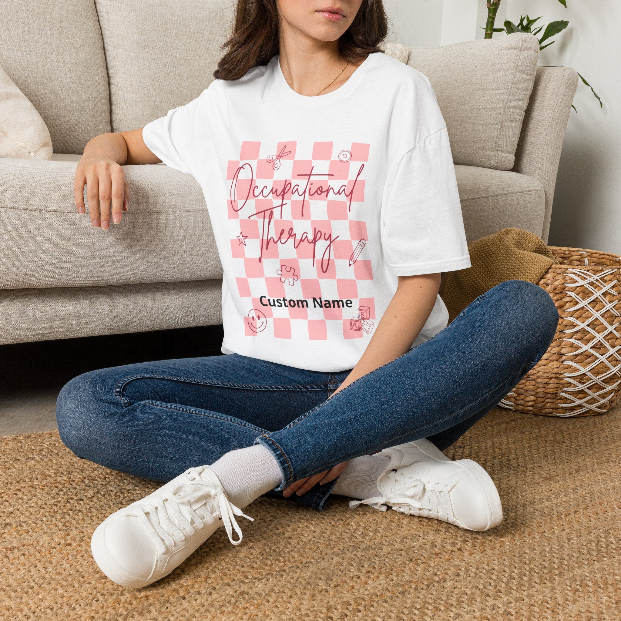 Personalized Occupational Therapy, Custom Gildan Unisex Softstyle T-Shirt
