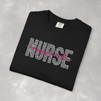 Registered Nurse Leopard Print Comfort Colors Unisex Garment-Dyed T-shirt