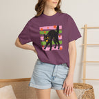 Spooky, Cute Black Cat, Halloween Comfort Colors Tee Unisex