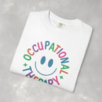 Occupational Therapy, Cute Playful Smile, OT, COTA Comfort Colors Tee