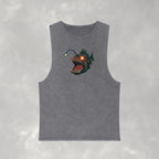 Short Fuse, Angler Fish Questionable Concepts Unisex Stonewash Tank Top