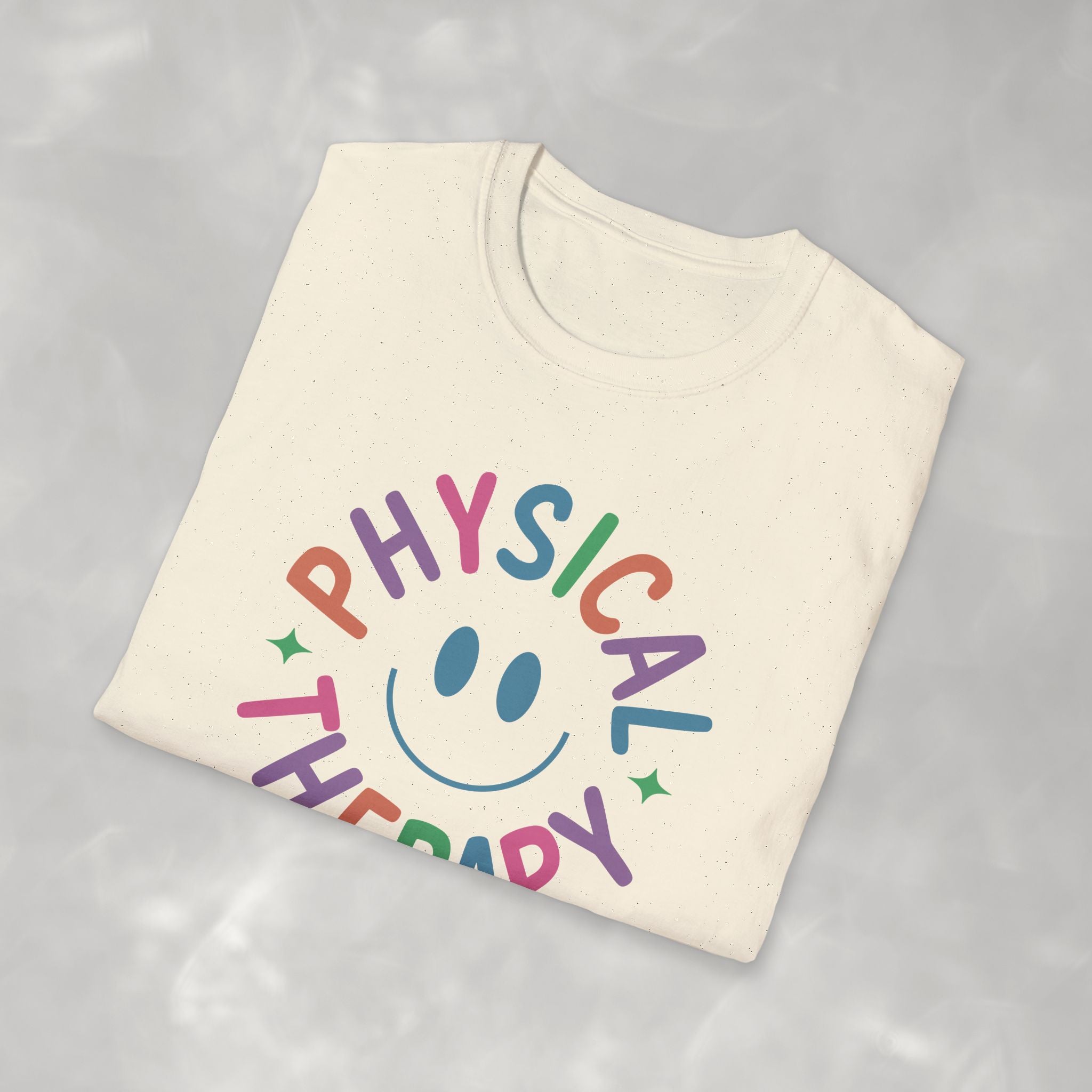 Physical Therapy, Cute Playful Smile, PT, PTA Gildan Unisex Softstyle T-Shirt