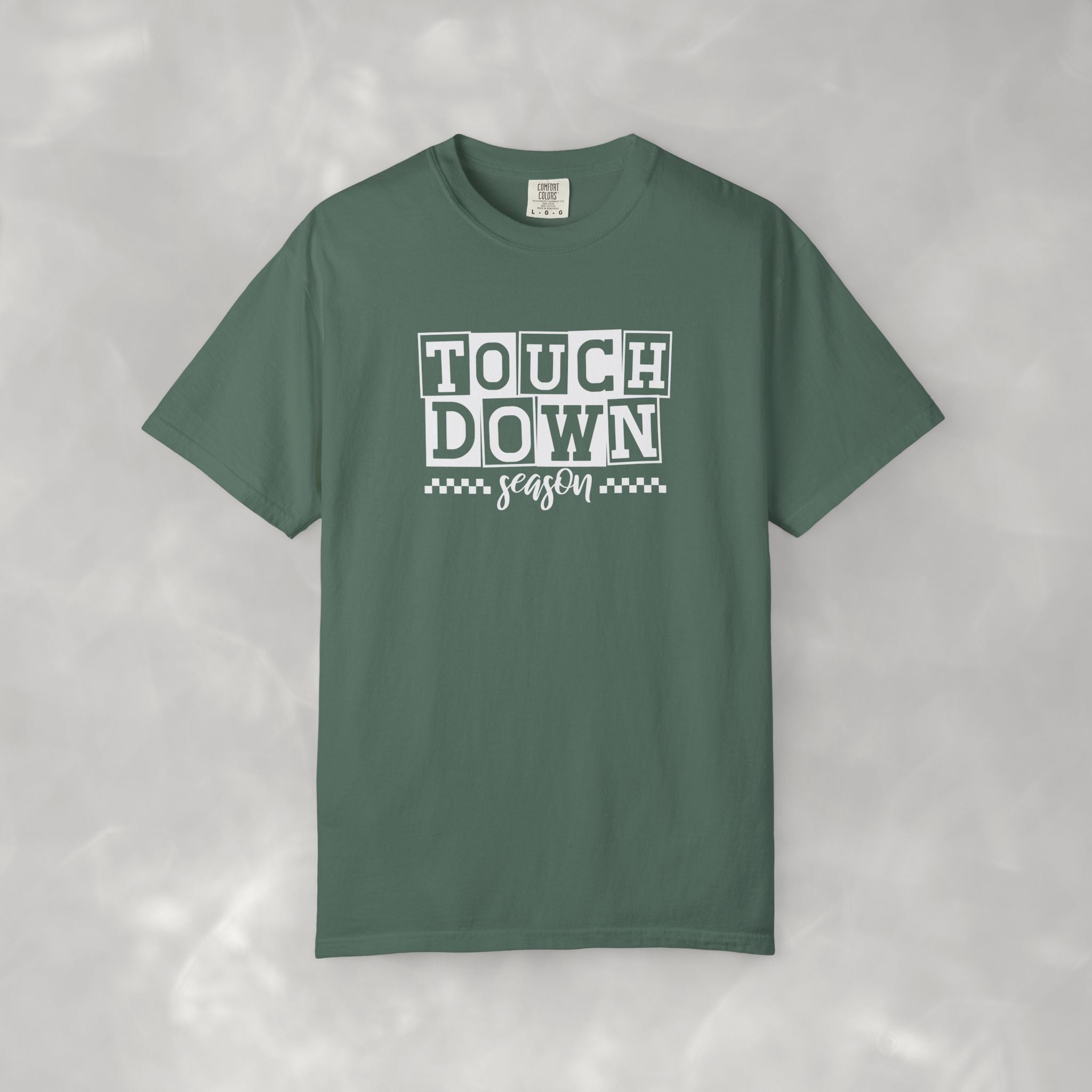 Touchdown Season, Preppy Football Comfort Colors Tee