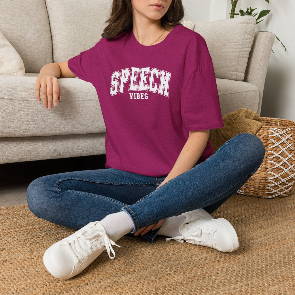 Speech Vibes Gildan Unisex Softstyle T-Shirt for SLP, SLPA, Speech Therapy