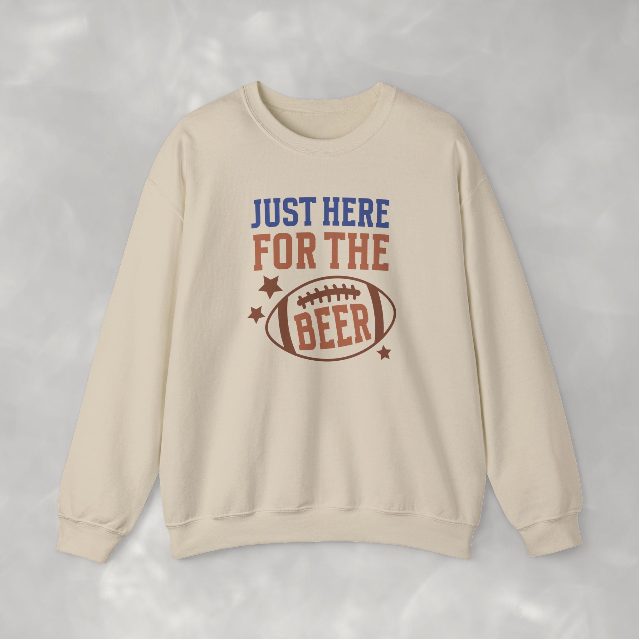 Funny Just Here for the Beer, Gildan Unisex Heavy Blend™ Crewneck Sweatshirt