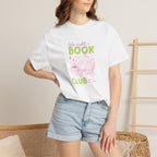Late Night Book Club, Comfort Colors Book Lover, Reader Tee for Women,