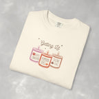 Getting Lit Funny Fall Candle Comfort Colors Tee