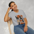 Spooky Black Cats and Jack-O-Lanterns, Gildan Unisex Softstyle T-Shirt