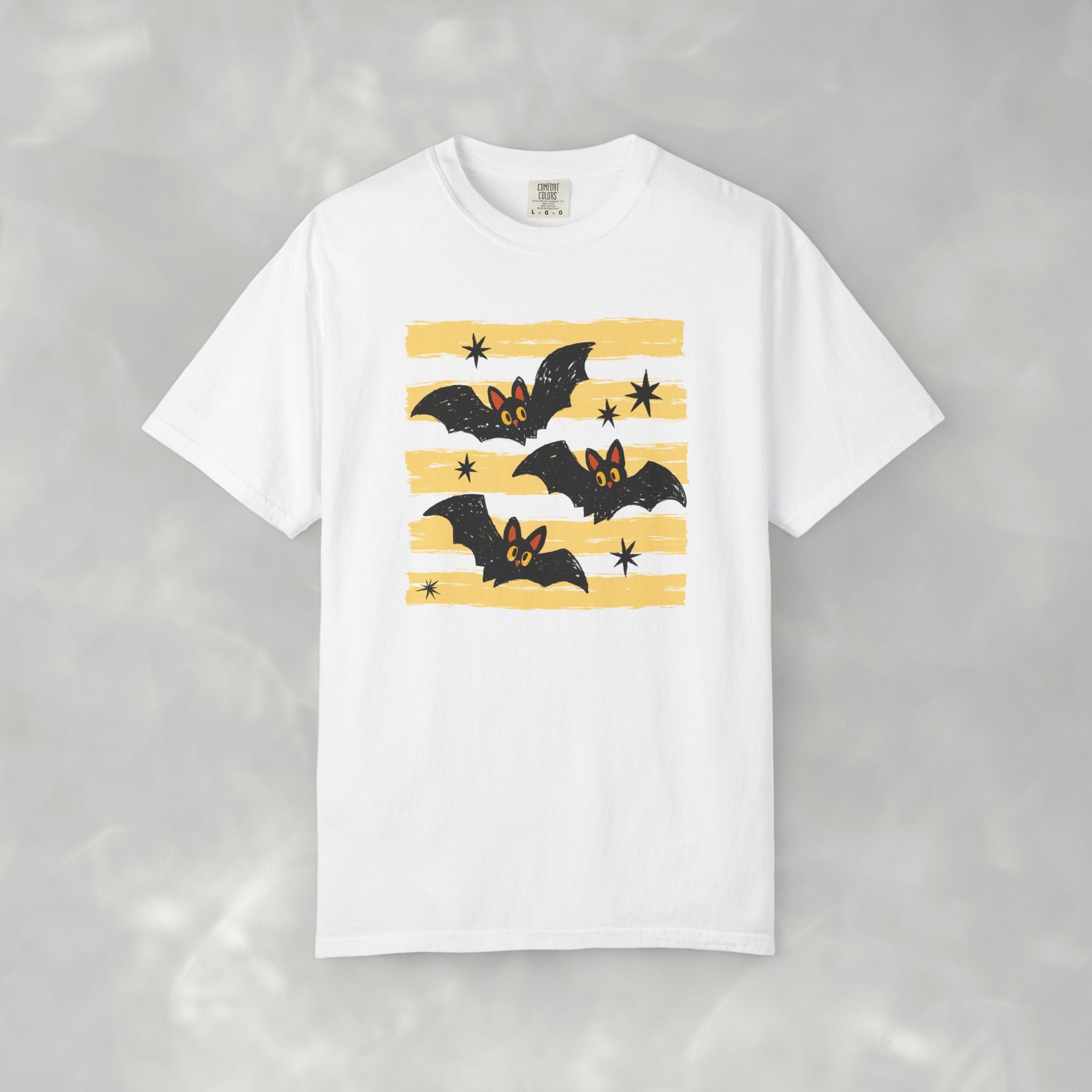 Cute Halloween Bats, Unisex Comfort Colors Tee