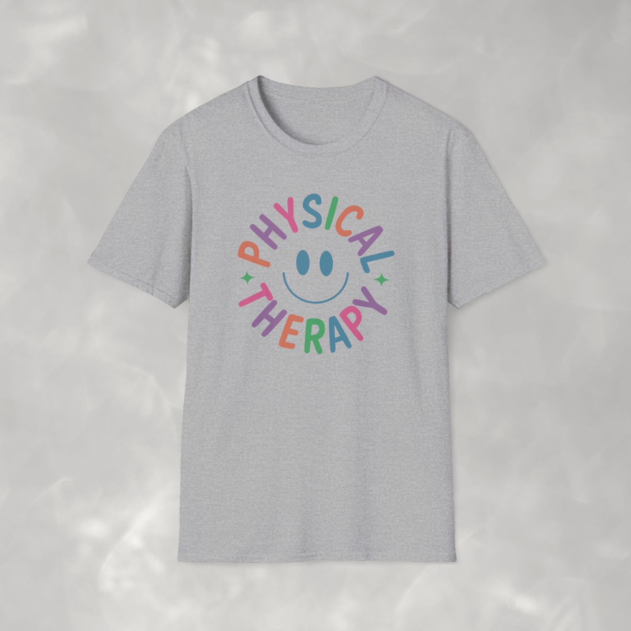 Physical Therapy, Cute Playful Smile, PT, PTA Gildan Unisex Softstyle T-Shirt
