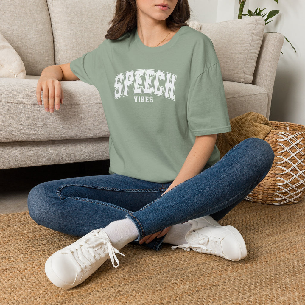 Speech Vibes Gildan Unisex Softstyle T-Shirt for SLP, SLPA, Speech Therapy