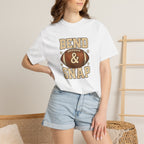Funny Bend And Snap Football Comfort Colors Tee for Women