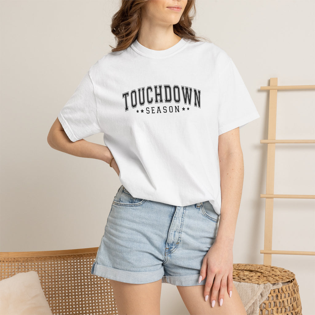 Touchdown Season, Unisex Football Comfort Colors Tee