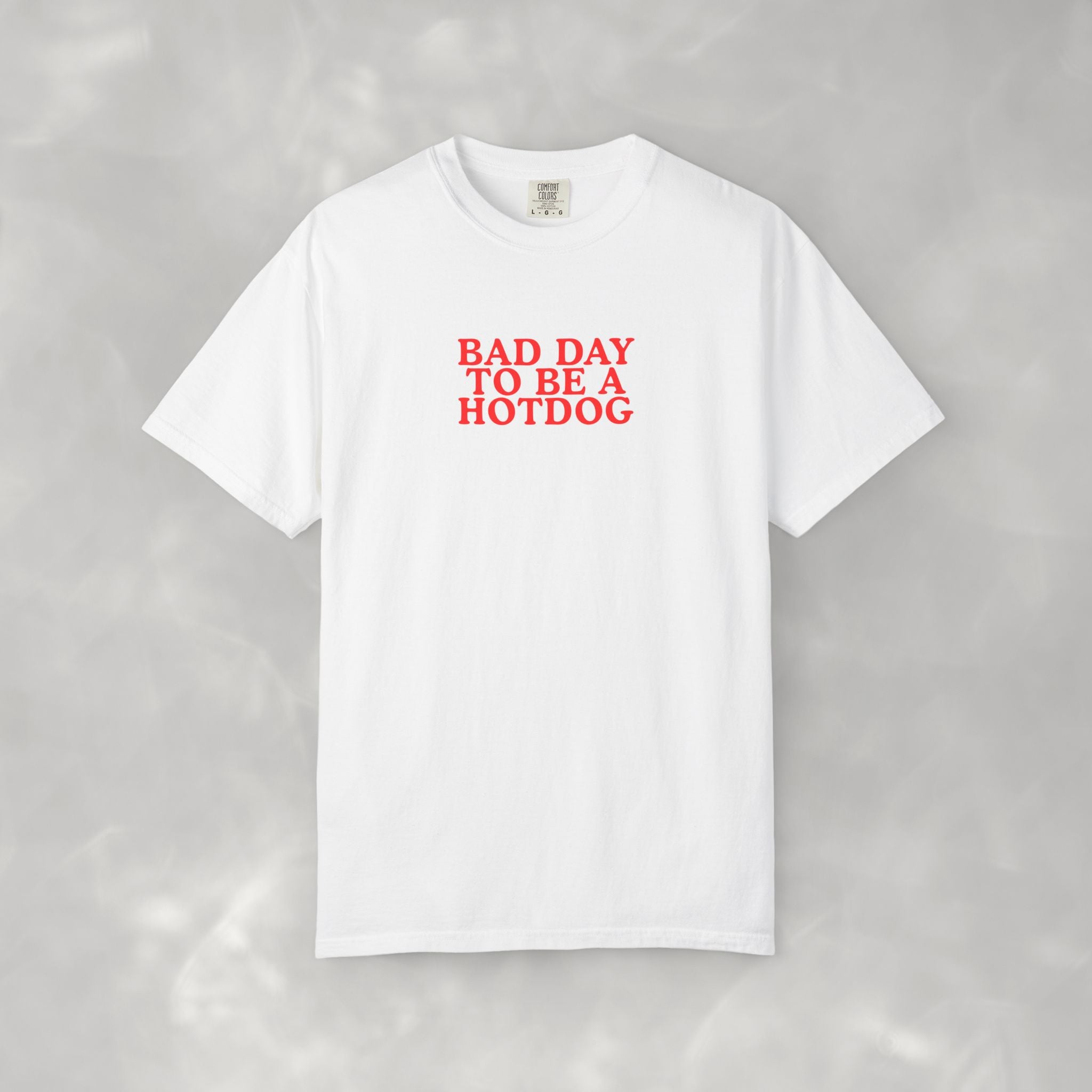 Bad Day to be a Hotdog Unisex CC Tee, Funny 4th of July Shirt